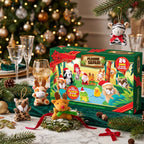Mini Plush Animal Advent Calendar with 24 Daily Surprises for Christmas