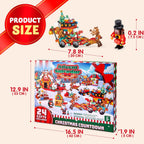 Holiday Brick Building Calendar with 24 Little Projects and Two Large Models for Play and Display
