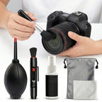 Camera Lens Cleaning Kit with Air Blower and Microfiber Cloth, 6-Piece Set All Vera Mart