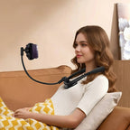 Flexible Neck Phone Holder with 14-Inch Aluminum Tube and 360-Degree Ball Joint All Vera Mart