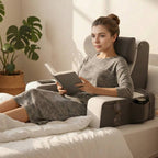 Reading Pillow with Detachable Arms and Adjustable Neck Support, Dual Pockets All Vera Mart