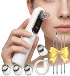 Pore Vacuum with 4 Suction Levels and 5 Interchangeable Heads, LCD Display All Vera Mart
