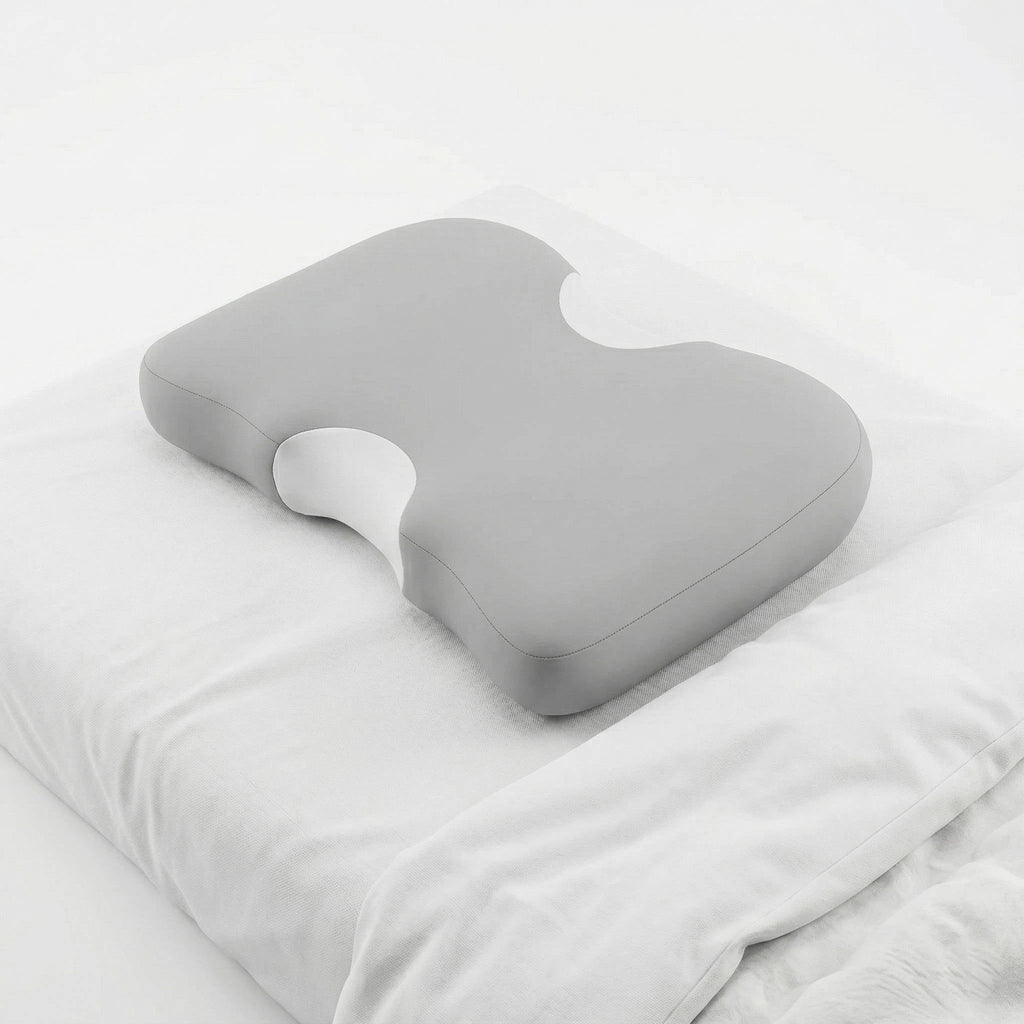 Memory Foam Cervical Pillow with Contoured Support and Cooling Cover for Back and Side Sleeping All Vera Mart