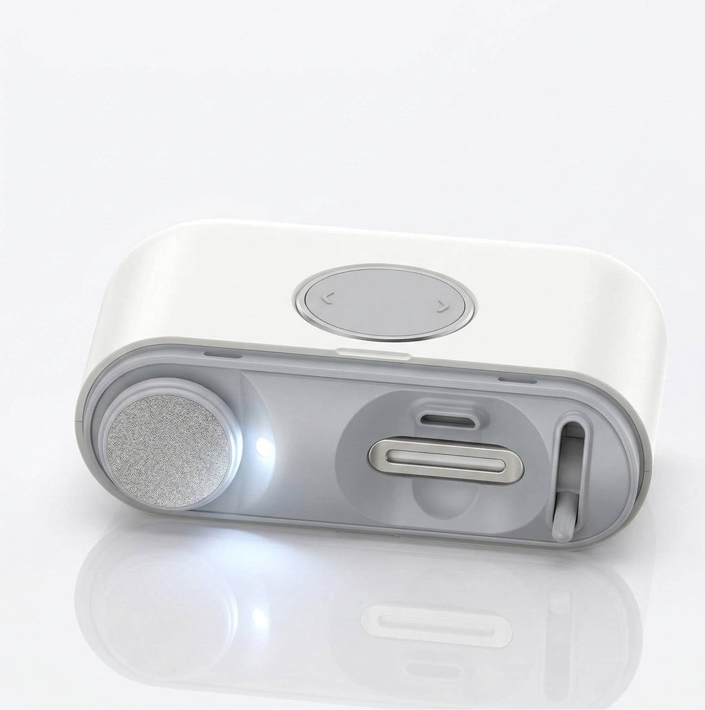Electric Nail Clipper with Dual Blade System and Debris Collection Chamber, LED Light All Vera Mart
