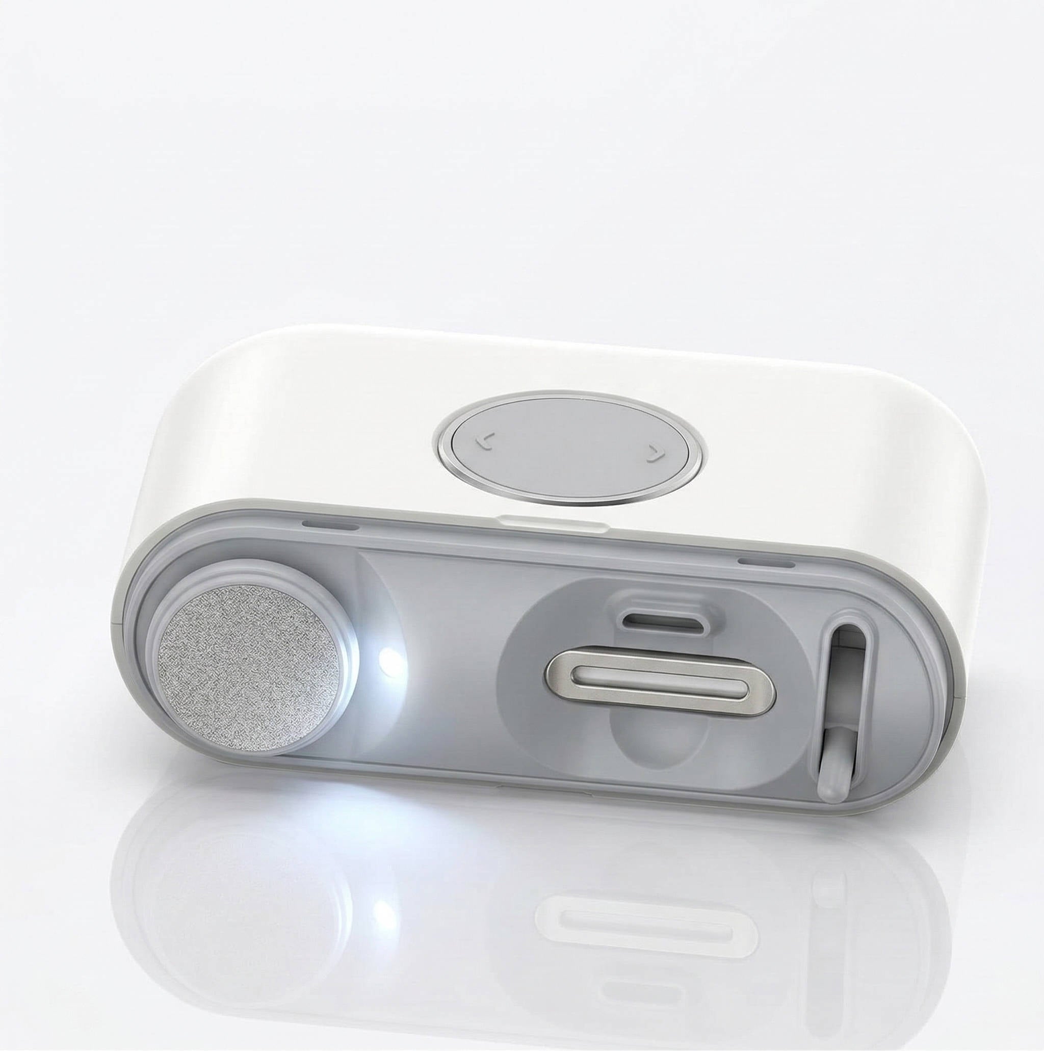 Electric Nail Clipper with Dual Blade System and Debris Collection Chamber, LED Light All Vera Mart