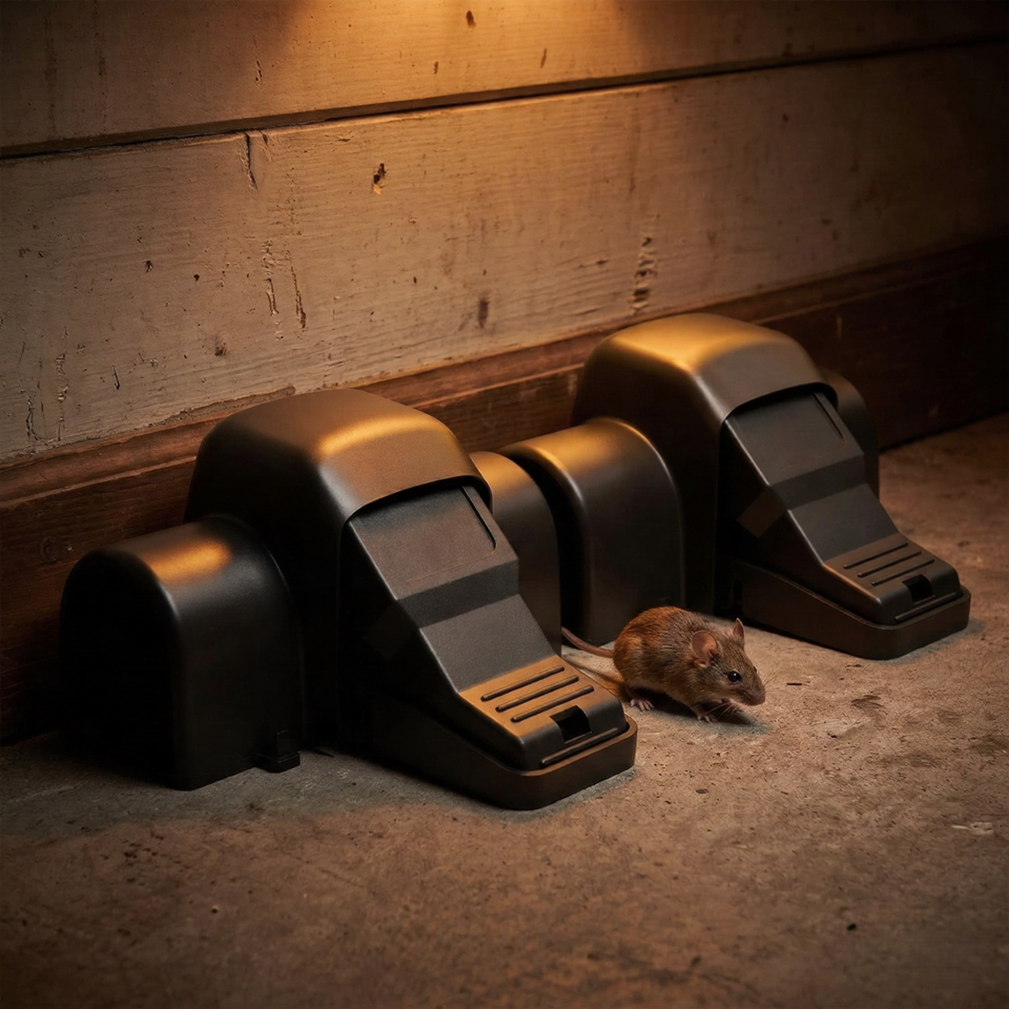 Enclosed Tunnel Rodent Trap with Dual Entry Openings and Toothed Jaw, 2 Pack All Vera Mart