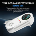 Plug In Carbon Monoxide and Natural Gas Detector with Temperature and Humidity Display All Vera Mart