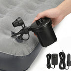 Dual Mode Air Pump with 3 Nozzles and Deflation Port for Mattresses and Pool Floats All Vera Mart