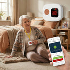 Wireless SOS Alert Button with 328ft Range and App Notifications for Elderly All Vera Mart