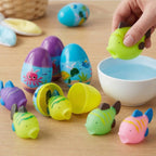 Water Squirt Eggs with Vinyl Toys and Split Open Design, 12 Pack Set All Vera Mart