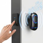 Wireless Doorbell System with 1000ft Range and 45 Chimes, Blue LED Flash All Vera Mart