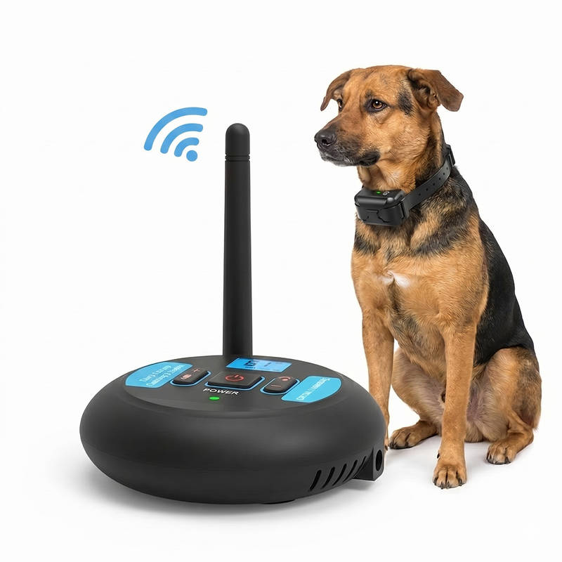 Wireless Dog Containment System with Remote Control and Adjustable Boundaries, 656ft Range All Vera Mart