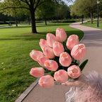 Tulip Night Light with Soft Touch Petals and Warm White LED, Battery Operated All Vera Mart
