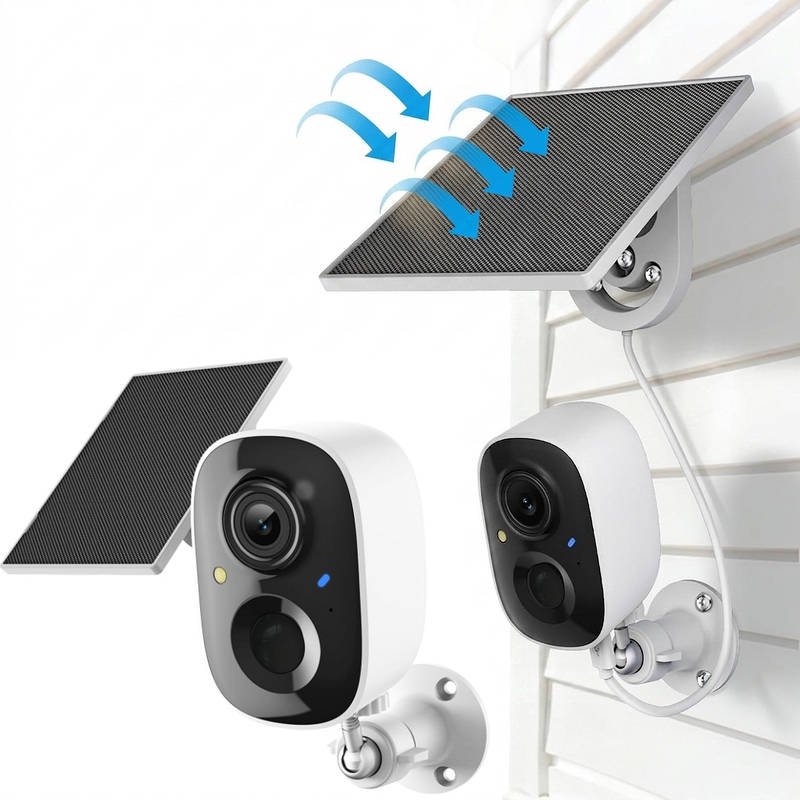 Outdoor Solar Security Camera with 2K Resolution and Smart Motion Detection, 2 Pack All Vera Mart
