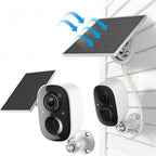 Outdoor Solar Security Camera with 2K Resolution and Smart Motion Detection, 2 Pack All Vera Mart