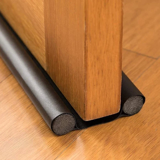 Door Bottom Seal Strip with Foam Cotton EPE and Adhesive Backing, 36.6 Inches All Vera Mart