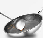 Textured Nonstick Frypan with Seven Layer Construction and Honeycomb Heat Pattern All Vera Mart