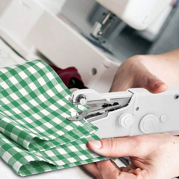 Battery Powered Mini Sewing Machine with Handheld Design for Portable Repairs All Vera Mart