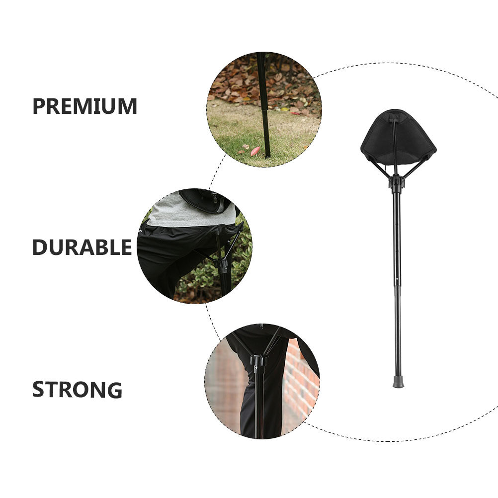 Folding Chair with Nylon Seat and Quick Setup for Camping and Hiking All Vera Mart
