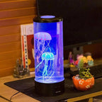 Color Changing Jellyfish Lamp with LED Tank and Realistic Movement All Vera Mart