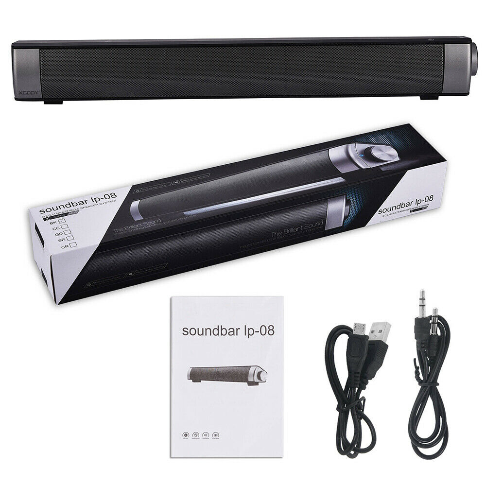 Portable Soundbar with Bluetooth and Built-in Microphone, 10W Output All Vera Mart