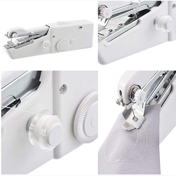 Battery Powered Mini Sewing Machine with Handheld Design for Portable Repairs All Vera Mart