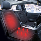 Heated Car Seat Cushion with Adjustable Temperature and Secure Hook Attachment All Vera Mart