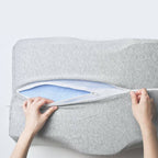 Cervical Pillow with Gel Memory Foam and Butterfly Shape, Machine Washable All Vera Mart