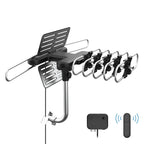 Motorized TV Antenna with 360 Degree Rotation and Signal Amplifier, 33ft Cable All Vera Mart