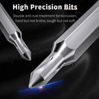 Precision Electric Screwdriver with 120 Bits and Built-in LED Lights All Vera Mart
