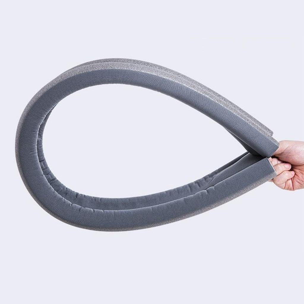 Door Bottom Seal Strip with Foam Cotton EPE and Adhesive Backing, 36.6 Inches All Vera Mart