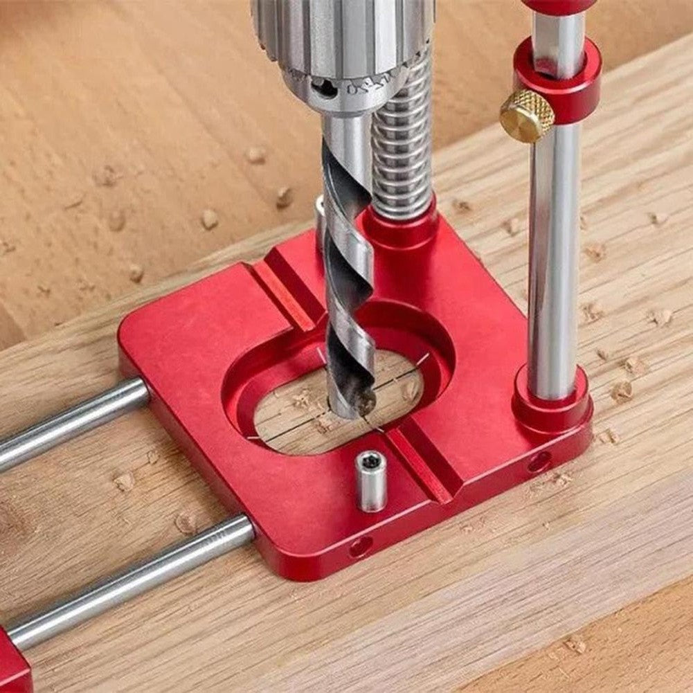 Drill Guide Locator with Four-Edge Fence and Laser Centerlines All Vera Mart