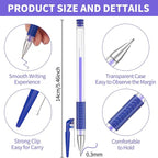 Fabric Marking Pens with Heat Erasable Ink, 16 Refillable Pens in 4 Colors All Vera Mart