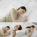 Memory Foam Contour Pillow with Butterfly Shape for Back and Side Sleeping All Vera Mart