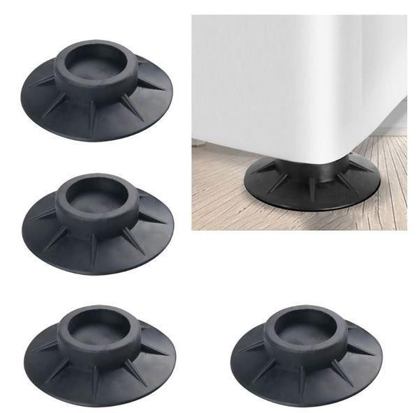 Washing Machine Vibration Dampening Pads with Rubber Grip and Noise Reduction, Set of 4 All Vera Mart