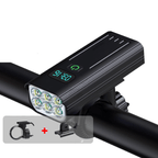 Rechargeable Bike Light with 5000 Lumens and Digital Battery Display All Vera Mart
