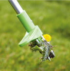 Standing Weed Puller with Three Pronged Spring Loaded Claws and 36in Handle All Vera Mart