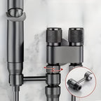 Wall Mounted Bidet Sprayer with Adjustable Pressure and Brass Body All Vera Mart