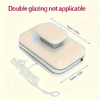 Magnetic Window Cleaner with Dual Cleaning Pads and Safety String All Vera Mart