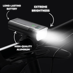 Rechargeable Bike Light with 5000 Lumens and Digital Battery Display All Vera Mart