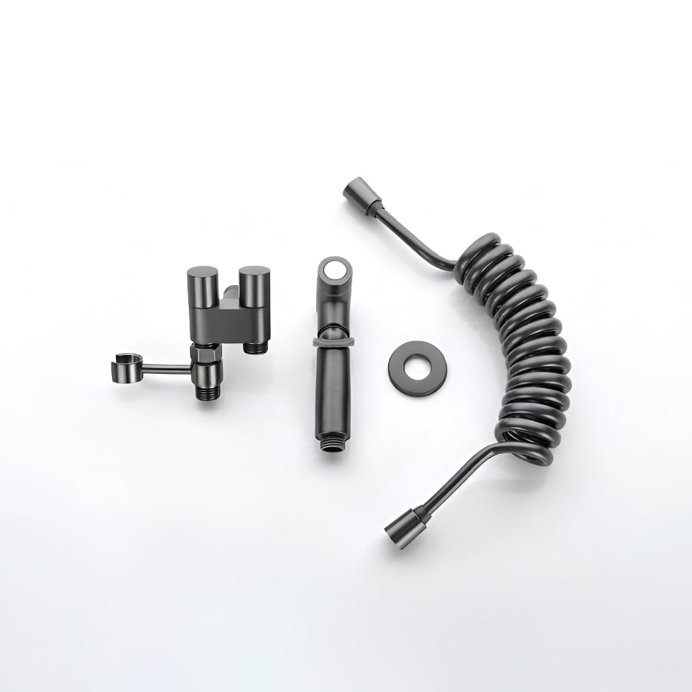 Wall Mounted Bidet Sprayer with Adjustable Pressure and Brass Body All Vera Mart