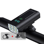 Rechargeable Bike Light with 5000 Lumens and Digital Battery Display All Vera Mart