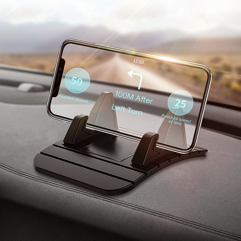 Dashboard Phone Holder with Silicone Grip and Adjustable Angle for GPS Navigation All Vera Mart