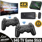 HDMI Game Stick with 20,000 Preloaded Retro Games and Dual Wireless Controllers All Vera Mart
