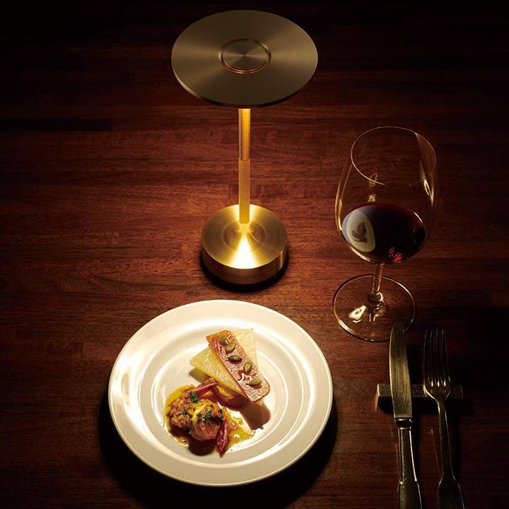 Cordless Table Lamp with Four Brightness Stages and Warm Light, 150-Hour Battery All Vera Mart