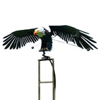 Metal Bird Garden Decoration with Flexible Joints and Wind Motion All Vera Mart