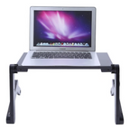 Adjustable Laptop Stand with Cooling Vents and Integrated Mouse Pad All Vera Mart