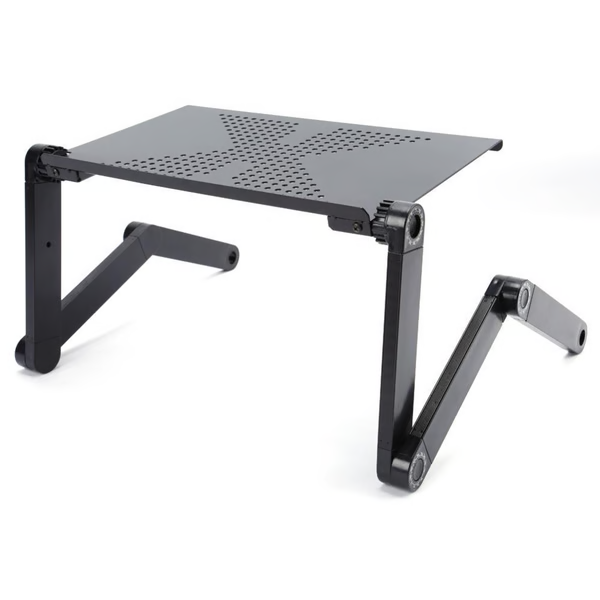 Adjustable Laptop Stand with Cooling Vents and Integrated Mouse Pad All Vera Mart