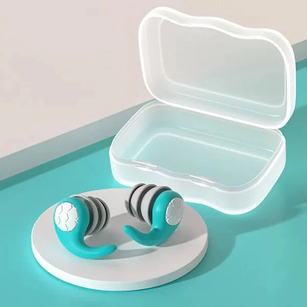 Silicone Earplugs with Noise Blocking and Soft Moldable Fit, Reusable and Washable All Vera Mart