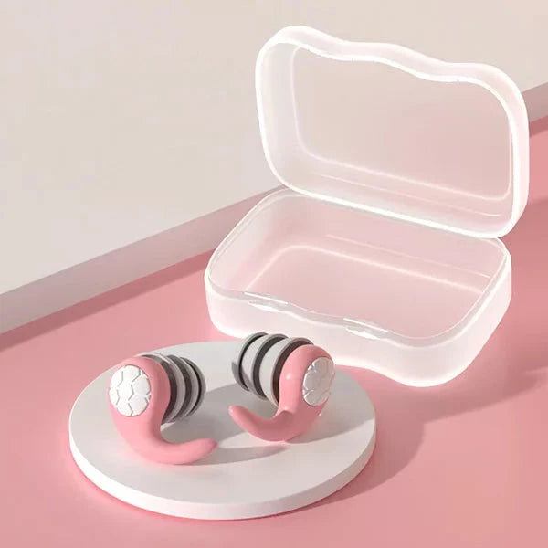Silicone Earplugs with Noise Blocking and Soft Moldable Fit, Reusable and Washable All Vera Mart